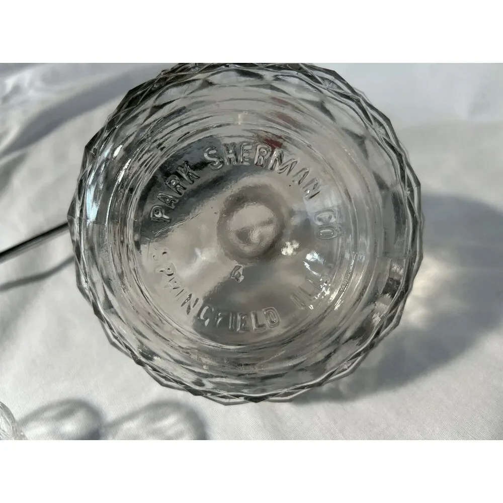 Park Sherman Revolving Pump Decanter With 6 Glasses, Liquor, Bourbon, Bar